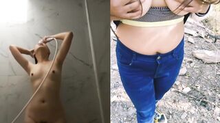 Open Sex and her boyfriend in the park. - 10 image