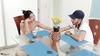 Latina stepmom is fucked by her stepson's big cock - Porn in Spanish - 3 image