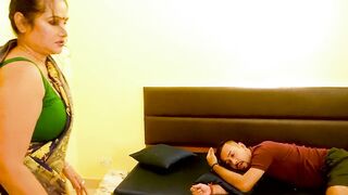 HOTTY SERVANT DOING WORK AND COME DOWN HER BOSS'S PAIN - 2 image