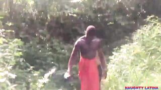 HOT FUCK IN A LOCAL STREAM - SWEET FUCK CELEBRATION IN THE VILLAGE AS MY LOCAL BOYFRIEND FUCK ME IN THE VILLAGE - 4 image