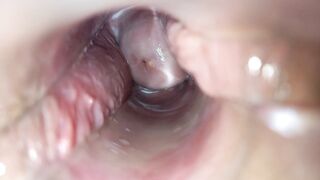 Pulsating orgasm inside vagina