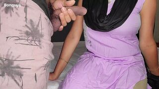 Indian Sex Video of College Girl caught her friend watching porn then fucked before study - 1 image