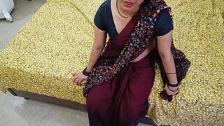 Hot Indian Desi village bhabhi was after long time to meet devar and fucking and full romance with dever in clear Hindi audio language - 2 image
