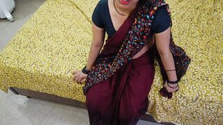 Hot Indian Desi village bhabhi was after long time to meet devar and fucking and full romance with dever in clear Hindi audio language - 3 image