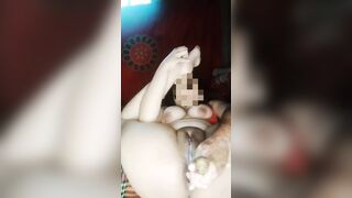 Bangladeshi girl masturbating with brinjal. Part-2