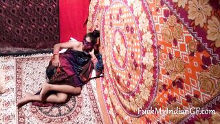 Indian teen having Romantic sex on the floor and gets creampie - 2 image