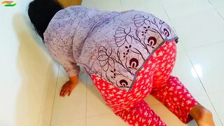 Amateur Slut BBW Hot Aunty Fucked By neighbou while Cleaning Room (Big Boobs & Huge Ass aunt Anal Fucked) Cum Wild - Clear Audio - 1 image