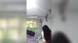 My perverted stepson watches me get dressed for the gym. for him then he jerks off - 13 image