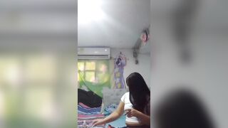 My perverted stepson watches me get dressed for the gym. for him then he jerks off