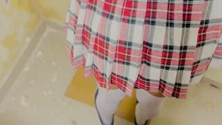 Desi Indian teen hot girl sneak out of house back side fucking in outdoor full dirty talk with sex