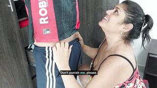 My beautiful stepmother and I have sex in the room (very hot) - 2 image