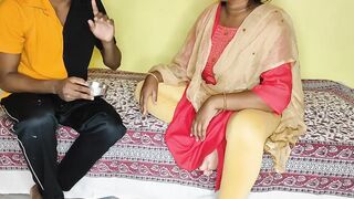 The neighbor asked for milk and took out the milk of the aunt and left it