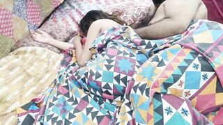 First Time Bed Shared With My Own Desi Stepsister - 2 image