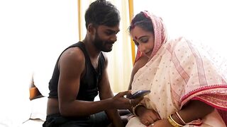 GRANDMOTHER AND STEPGRANDSON HARDCORE CHUDAI KA MASTI, BENGALI FUN TALKING AND CLEAR AUDIO - 3 image