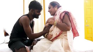 GRANDMOTHER AND STEPGRANDSON HARDCORE CHUDAI KA MASTI, BENGALI FUN TALKING AND CLEAR AUDIO - 5 image