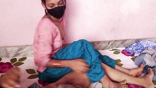 Newly married Bhabhi happy by licking pussy and fucking ! Hindi Audio - 3 image