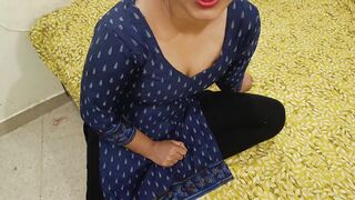 Newly married hot Indian desi housewife was cheat her husband and getting fuck with step-brother in clear dirty Hindi audio - 3 image