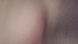 almost caught sucking the cock of my neighbor and he fucsk til cumming inside then cuckold cums inside me too - 15 image
