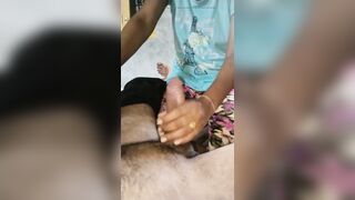 Indian Teen Handjob for Cumshot - 8 image