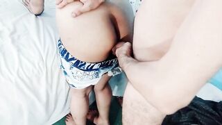 Big ass wearing hijab ANAL fucked in Doggystyle with Big Fat Cock moaning hot and loud in bedroom