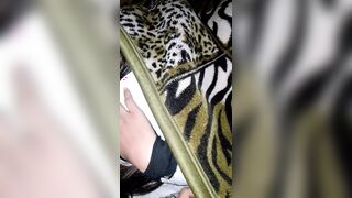 Step Sister and Brother shared bed and doing sex on the bed. Indian teen school girl sex viral video showing her tits (Full Hind - 1 image