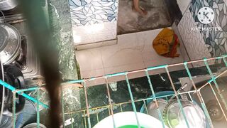 Home made kichen room sex Desi girl sex indian girl sex bangla sex hindi - 1 image