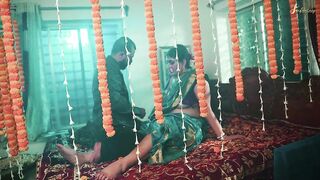 Indian Bhabhi Suhagrat with her husband's friend - 5 image