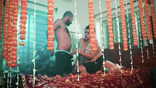 Indian Bhabhi Suhagrat with her husband's friend