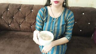 Step brother romance flirt with hot step sister and Real Orgasm During Hard Fucking in Hindi