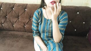 Step brother romance flirt with hot step sister and Real Orgasm During Hard Fucking in Hindi - 5 image