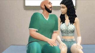 Doctor fucks 18 year old girl and cums on her face