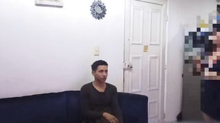 My ex-boyfriend arrives and ends up giving me a good fuck and my husband almost finds out - 2 image