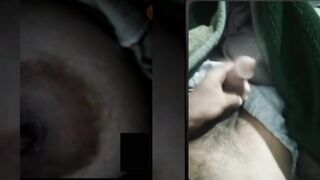 Pakistani Desi sexy girl full sexy fucking hard dirty talk with her boyfriend live call sex on WhatsApp - 12 image