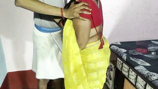Munna fucks step mother in the ass in saree before going to the party in Hindi voice - 3 image