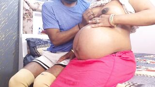 Young Pregnent Pinki Bhabhi gives juicy Blowjob and Devar Cum in Mouth.