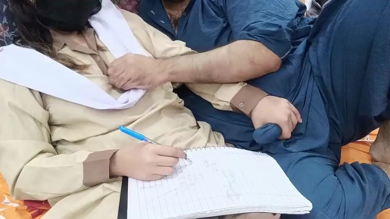 Desi Pakistani College Girl Got Sex Lesson From Her Old Stepfather watch  online