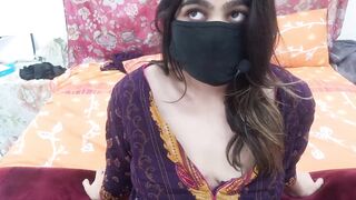 Sobia Nasir Doing Roleplay On WhatsApp Video Call With Her Client Clear Urdu Hindi Audio With Moaning