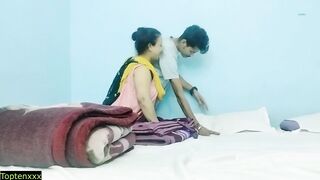 Bengali Malkin Aunty hidden sex with Young Maid! Desi XXX