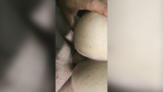 Amatuer getting fucked by horny husband doggy style - 6 image