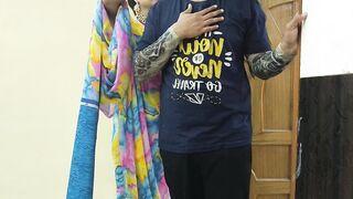 Indian Desi Step Mom Big Boobed Help stepson to Quit Smoking and give him sex pleasure in Hindi - 5 image