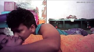 Indian village house wife hot kissing ass - 13 image