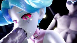 Cyberpunk Rebecca Wants The Chrome And Chooms Fucked Her at a Nightclub - 12 image