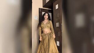 Sex with Cute stepcousin stepsister Reetika in Oyo hotel room in Blue bra and panty full on hard and rough sex - 1 image