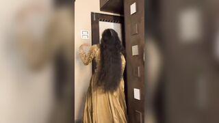 Sex with Cute stepcousin stepsister Reetika in Oyo hotel room in Blue bra and panty full on hard and rough sex - 4 image