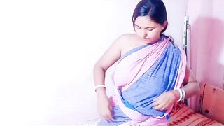 Cute Saree Bhabhi devar ke sath Ganda sex (Hindi Audio) - 11 image