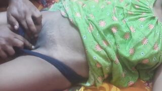 Real Stepsister and Stepbrother sex relationship in midnight when their parents when to merriage - 2 image