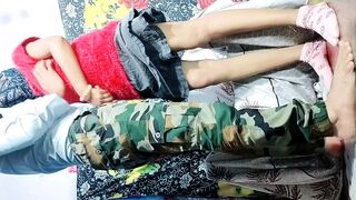 Desi Teen mini skirt Girl gets standing Fucked Hard in her Ass and Pussy by Brother in law Cute Desi Teen Sister in Law - 1 image