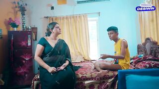 Horny house owner caught her tenant while he was masturbating - 3 image