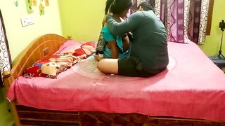 Indian Desi Sex with Village Bhabhi Supriya on Saree - Real Homemade Fucking Video - 4 image