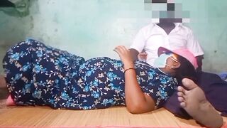 Indian Desi village beauty aunty blowjob in house woner